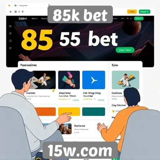 Experiência do usuário no site 85k bet é avaliada